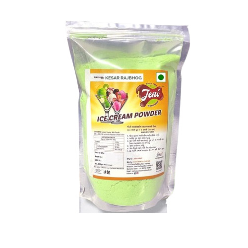 Kesar Rajbhog Ice Cream Powder Flavours - Color: Green