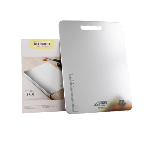 Stainless Steel Chopping Board - Color: Silver