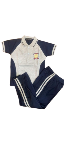 School Sports Uniform - Fabric Type: Cotton
