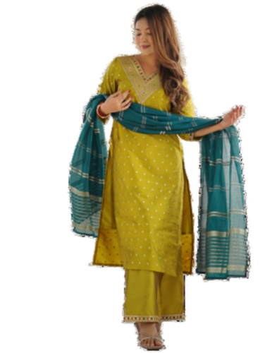 Women Silk Kurta Set