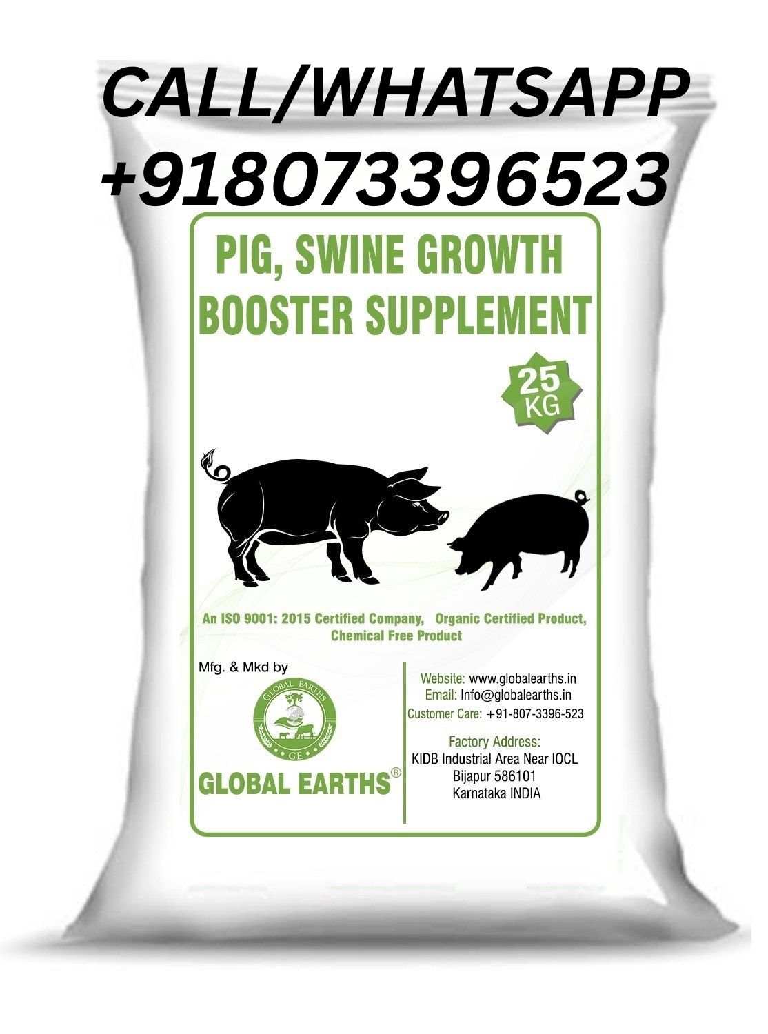 Pig Swine Growth Booster Supplement - Efficacy: Feed Preservatives