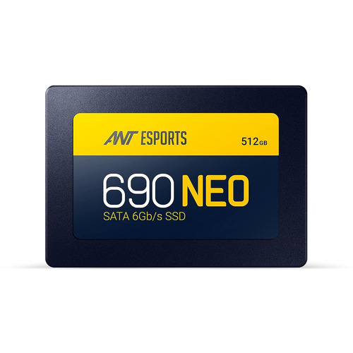 Ant Esports 690 Neo Sata 2.5 512Gb Internal Solid State Drive - Application: Windows 10 And Windows 11