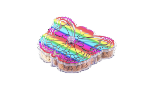 Butterfly Shape 4 Compartment Multipurpose Box