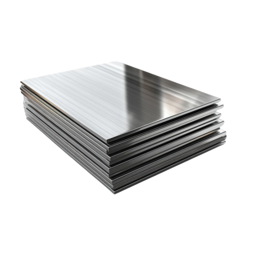 Stainless Steel Plate - Color: Silver