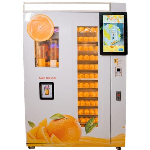 Automatic Juice Vending Machine - Color: White