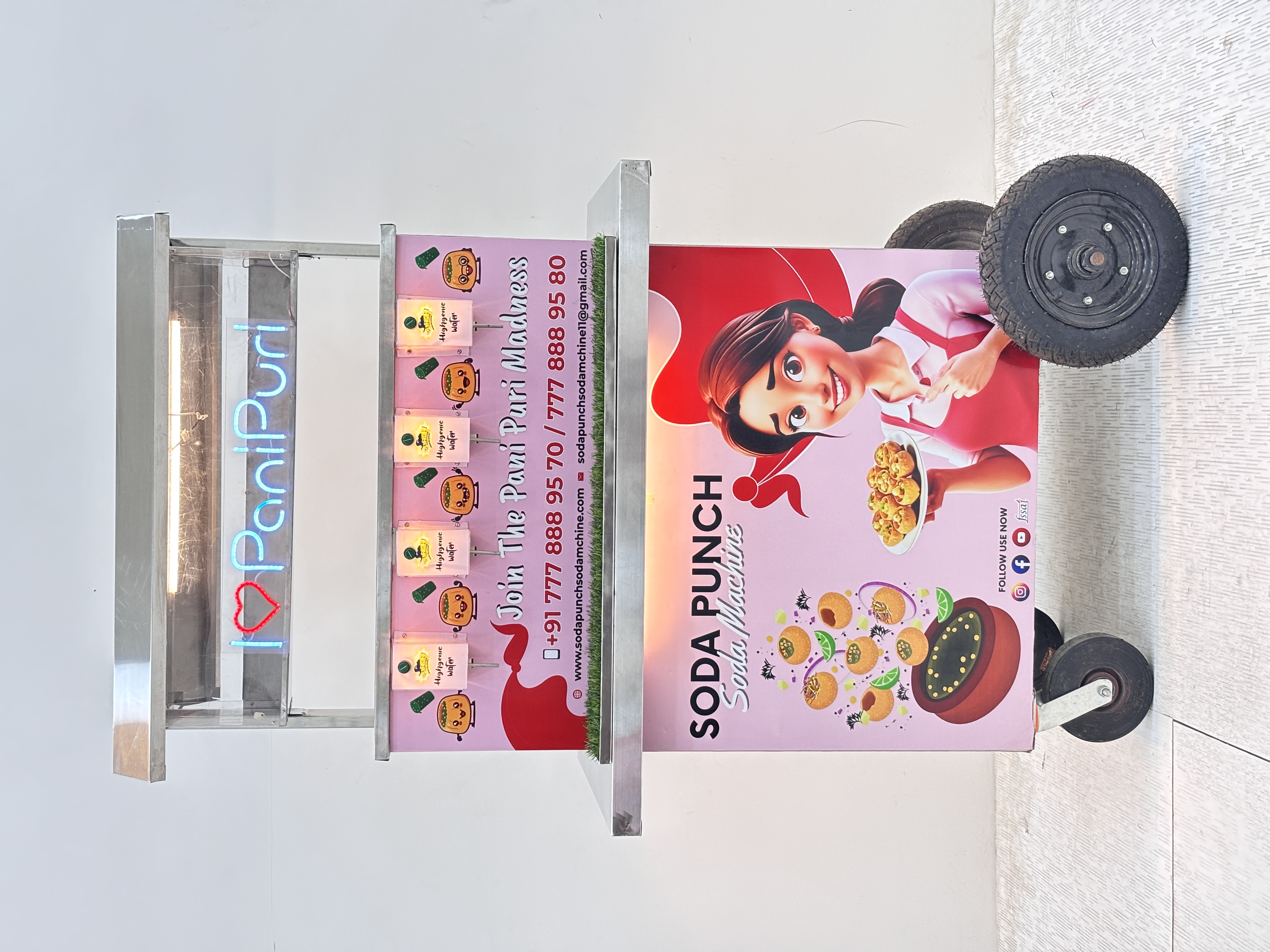 4 Nozzle Panipuri Cart Filing Machine - Capacity: 1000To 12000 Pcs/Hr