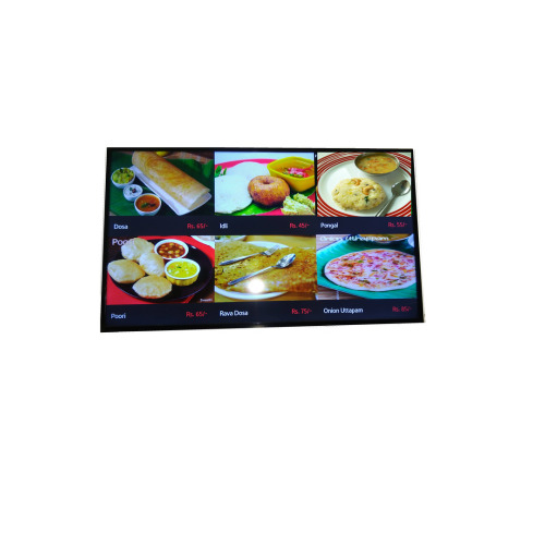 Digital Menu Board Signage Display - Body Material: Metal