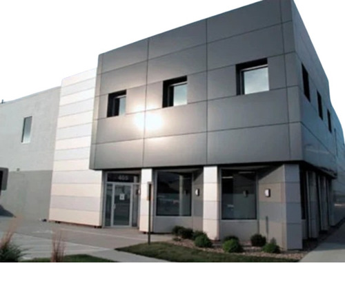 Renoarch Fr Grade Acp Sheet - Acp 1x1 Ft Gray 1mm, Durable Polished Fire Barrier A2 Mineral Content