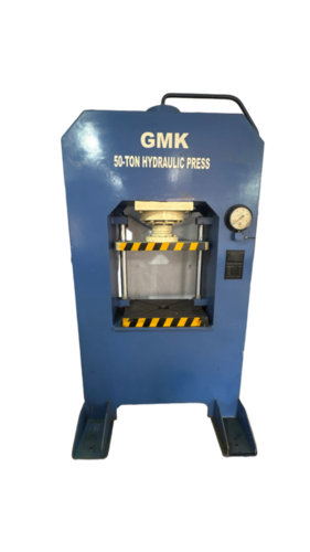 50 Ton H Frame Hydraulic Press - Color: Blue