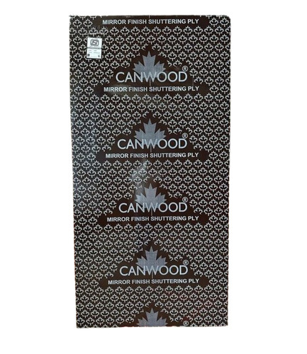 Canwood 18Mm 44 Kg Boiling Water Proof Black Film Faced Shuttering Plywood - Feature: Strong Screw Holding