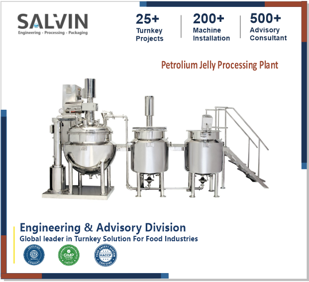 Petrolium Jelly Process Machine - Application: Industrial