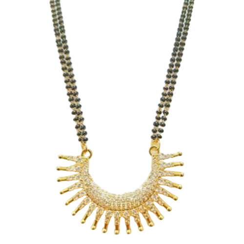 Brass Micro Gold Plated Mangalsutra