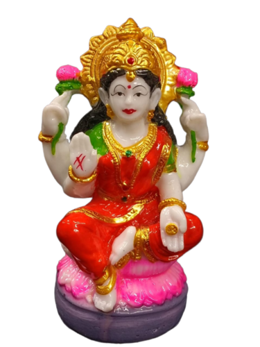 Maa Lakshmi Marble Idol - Marble, Customize Size, Multi Color | Durable, Lightweight, Polished Finish