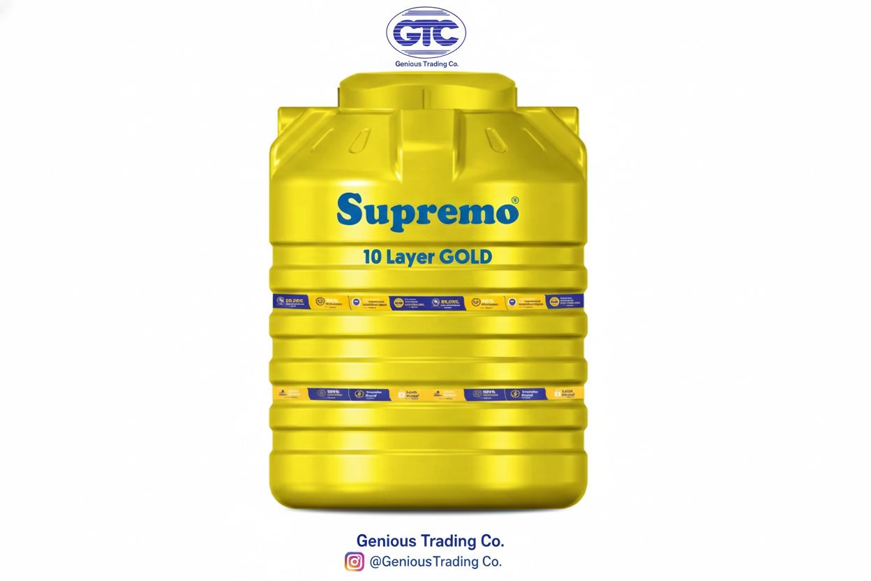 10 L Supremo Gold Tank - Color: Yellow