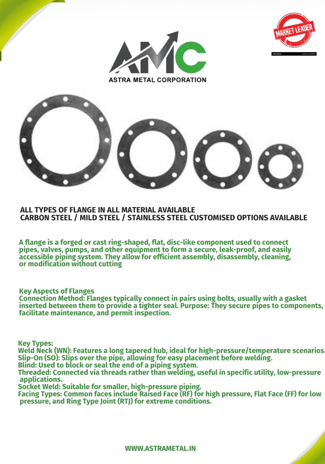Carbon Steel Flanges - Application: Oil And Refinery
