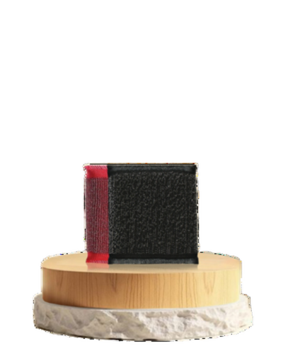 Small Wool Scrub Pad - Color: Red And Black