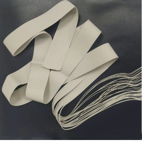 Medium Count 46/65 Latex Thread - Color: White