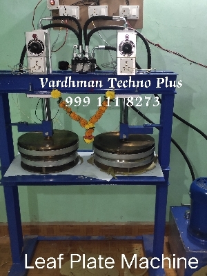 Double Die Leaf Plate Making Machine