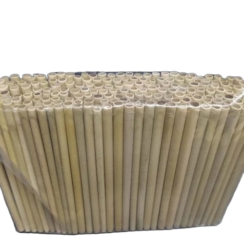 Wooden Straw - Bamboo 200mm Length 0.24 Inch Diameter Brown | Good Quality Custom Size