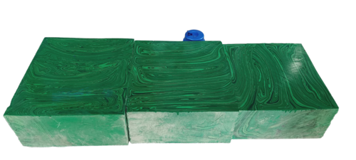 Reconstructed Malachite Gemstone Rough Blocks for Cabochon Cutting Beads Manufacturing and Designer Jewelry Production