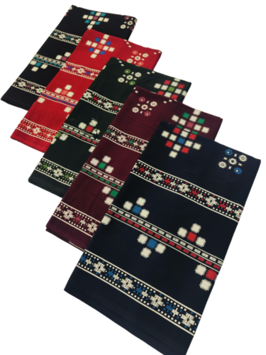 Sambalpuri Medium Rajwadi Nighty Fabric 250 Gram - Cotton, Multicolour, Washable | Soft, Breathable, Printed Texture, Comfortable for Nightwear