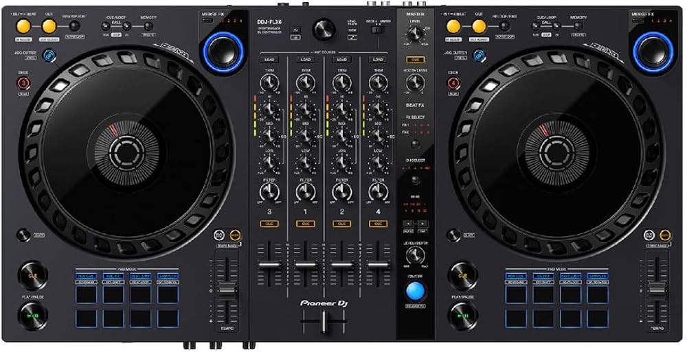 Pioneer Dj Ddj-Flx6 2-Channel Dj Controller - Color: Black