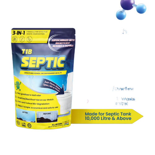 T1B Septic Tank Cleaner - Height: 21  Centimeter (Cm)