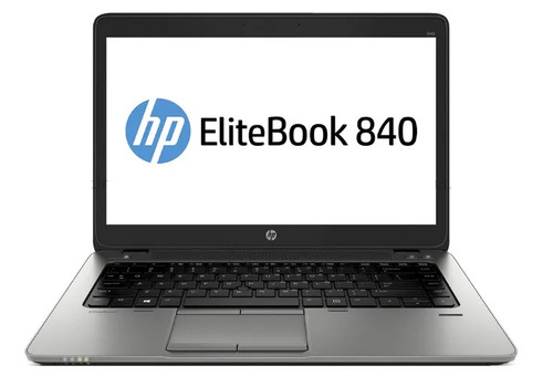 HP EliteBook 840 G2 Core i5 5300U 8GB RAM 14-Inch Refurbished Laptop - 512GB SSD, Windows 11 Pro, Black & Silver