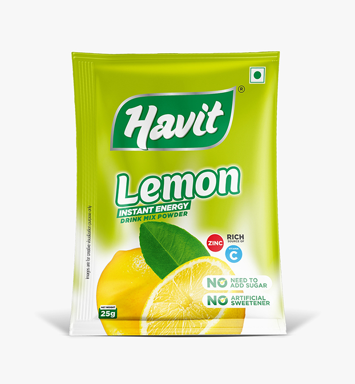 Instant Drink Mix Powder Lemon 25 Gm - Origin: India