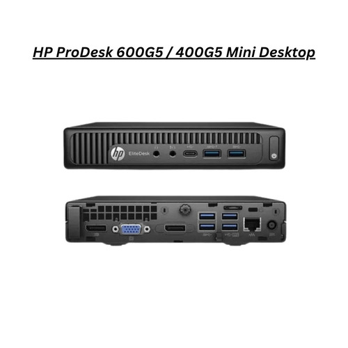 HP ProDesk 600 G5/400 G5 Mini PC i7 9th Gen Refurbished Desktop - 8GB RAM, 512GB SSD, Windows, Compact Design, 3 Months Warranty