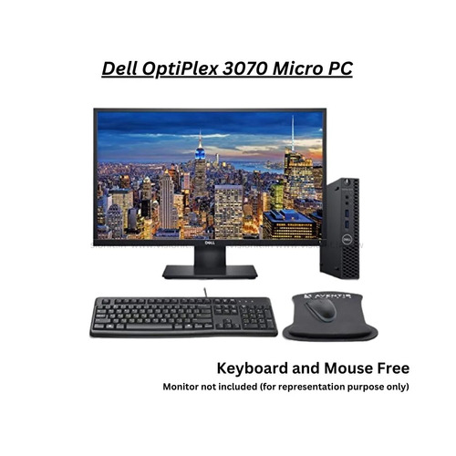 Dell Optiplex 3070 Micro Pc I5 9Th Gen Refurbished Desktop Computer - Memory: 8 Ddr4 Gigabyte (Gb)