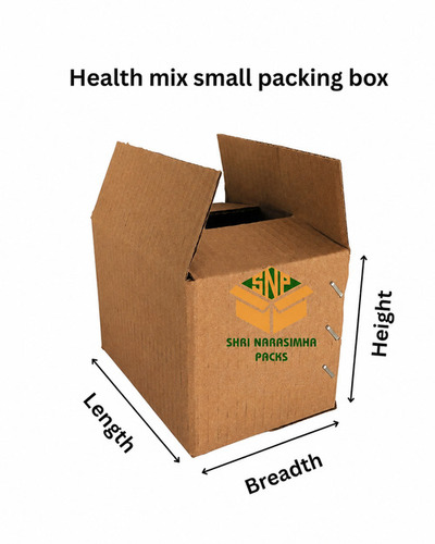 Health Mix Small Packing Box - Finishing: Matte Lamination