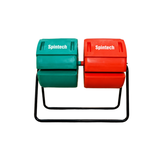 Twin Drum Composter - Color: Red And Green