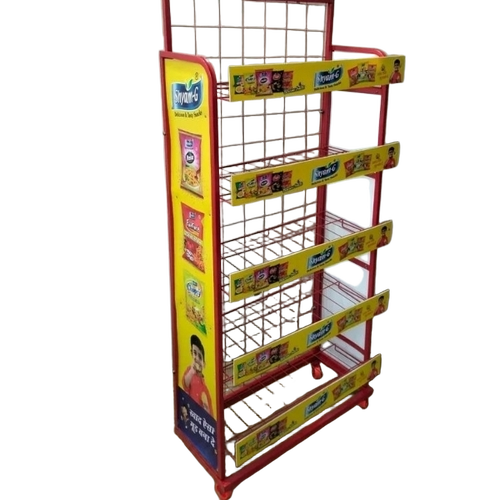 Promotional Stand - Stainless Steel, 5ft x 2.5ft Rectangular Frame, Multicolor, Good Quality Steel