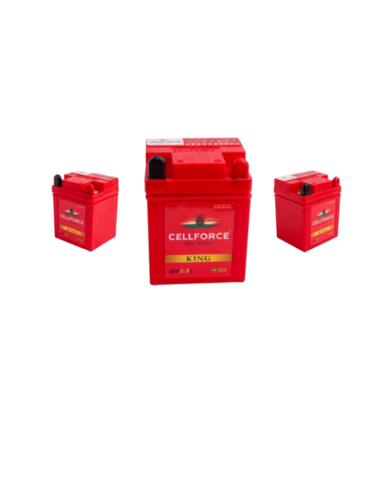 2 Wheeler Battery 2.5Ah Model No Cfx2.5L - Color: Red