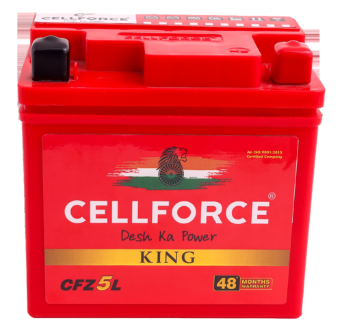 Two Wheeler Battery 12V/5Ah Cfz 5L - Battery Capacity: 5 Ampere-Hour (Ah)