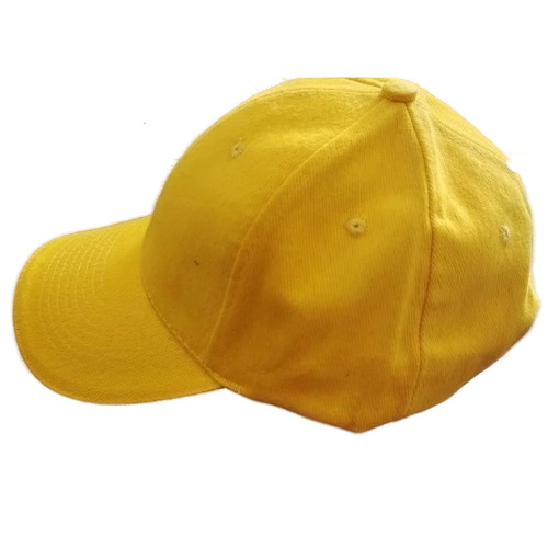 6 Panel Yellow Baseball Cap