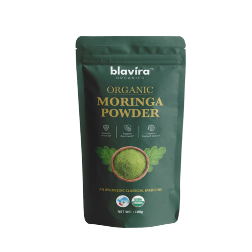 Moringa Powder Packaging Pouch - Color: Green