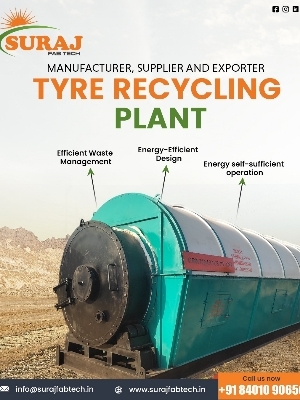 Waste Tyre Pyrolysis Plant - Automatic Grade: Automatic