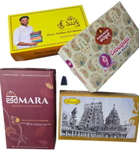 Handloom Saree Box - Color: Multicolour