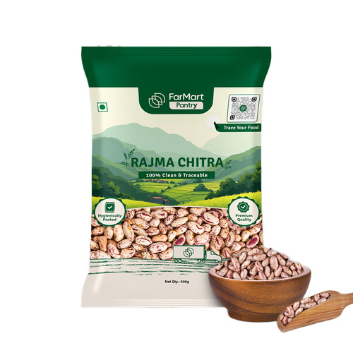 Farmart Pantry Rajma Chitra - Color: Brown