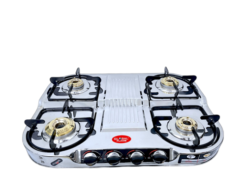 4 Burner Gas Stove - Gas Type: Lpg