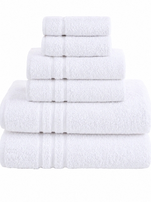 Cotton Bath Towels - Color: White