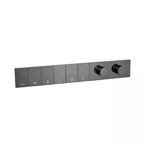 Harmony 5 Way Thermostatic Diverter Upper Trim