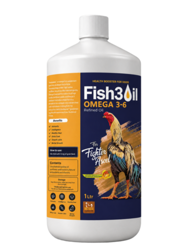 Genesisomega Ultra Refined Omega 36 In Mango Flavour For Fighter Aseel 1Ltr