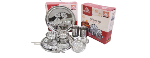 Hennox Gold 12 Piece Stainless Steel Dinner Set
