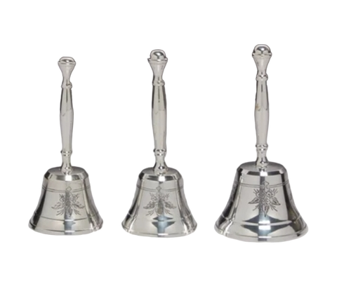 Silver Hand Bell - Design Type: Elegant
