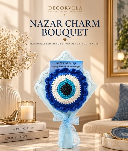 Nazar Charm Bouquet - Color: Royal Blue
