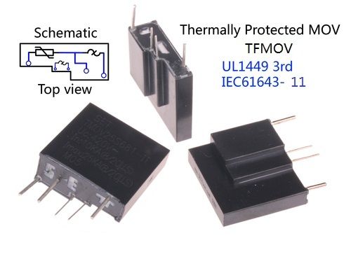Thermally Protected MOV- (Varistor)