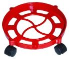 Round Movable Lpg Cylinder Trolley For Kitchen Use